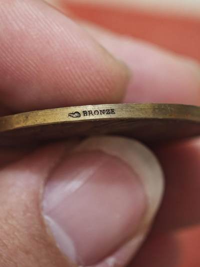 橙子收藏第四期 1902年法国 维克多·雨果百年诞辰纪念青铜大铜章法国，新艺术运动时期顶级章牌雕刻师让-克洛德·沙普兰（J.-C. CHAPLAIN）创作