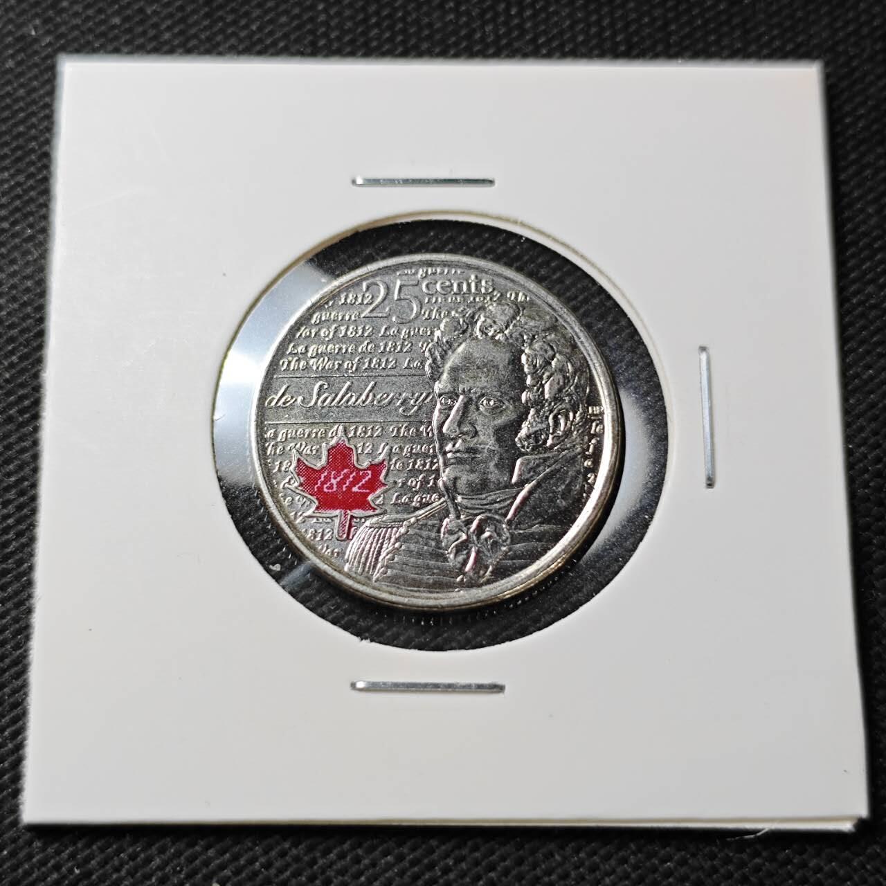 KK钱币收藏小铺  第396期  2月预留时间 周末发货  加拿大25分纪念币