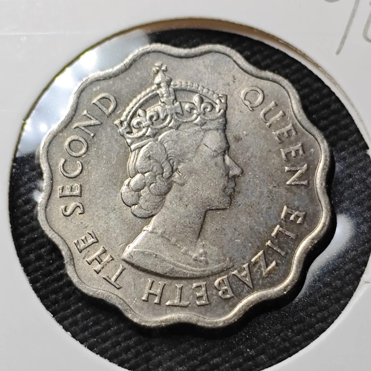 KK钱币收藏小铺  第396期  2月预留时间 周末发货  英属毛里求斯10分