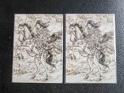 阳大大卡牌拍卖第102期（持续收拍品，周六晚上九点截拍，进群福利早知道） - 观国之光董洁莹水墨扈三娘*2