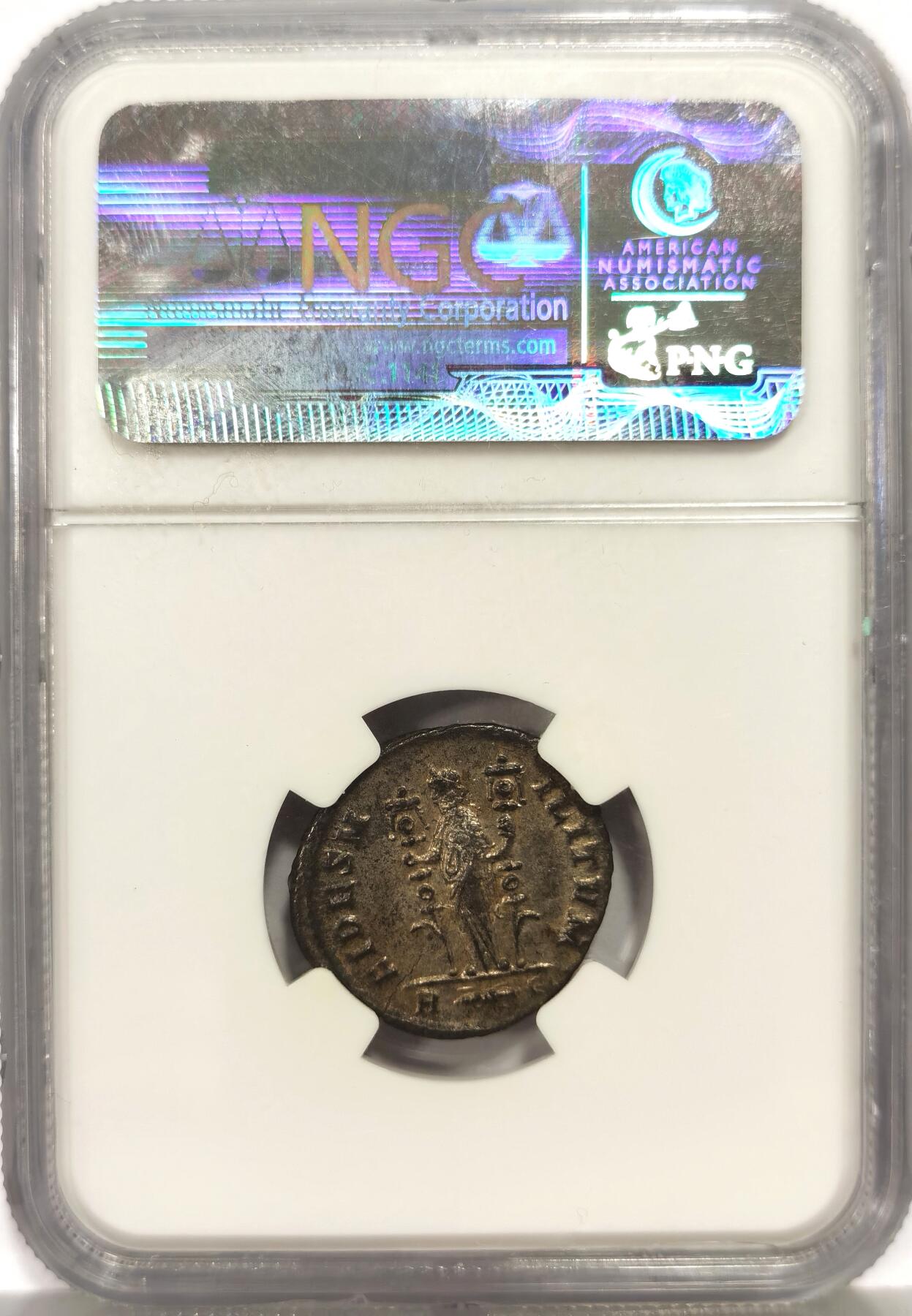 博洋堂世界钱币拍卖第162期（全场包邮） NGC AU 古罗马帝国公元276-282年普罗布斯（Probus）皇帝在位时期银铜合金币