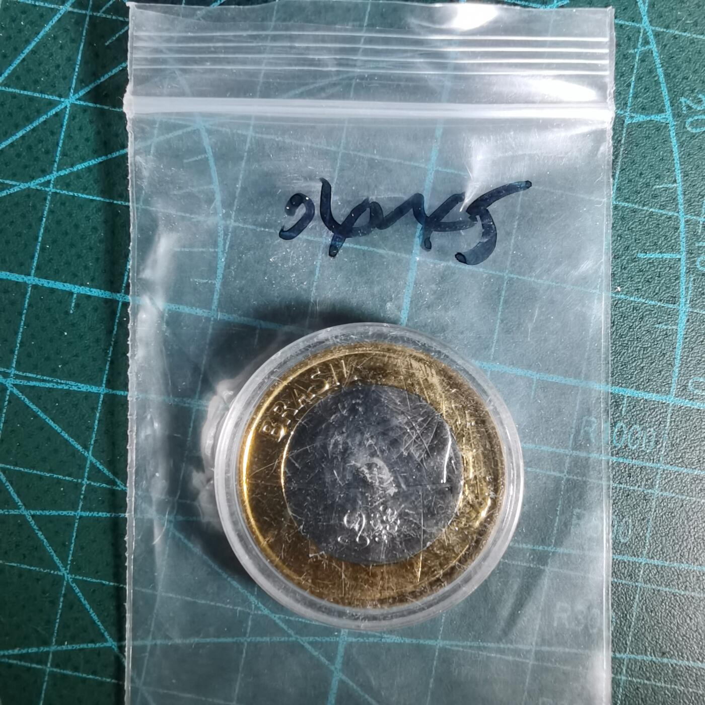 沼泽如烟--第1004场 巴西2015年1瑞尔纪念币