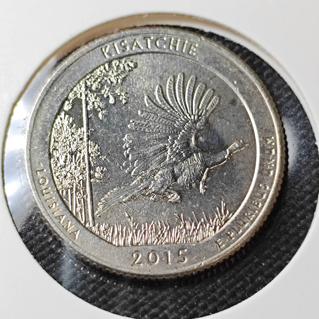 KK钱币收藏小铺  第396期  2月预留时间 周末发货  美国25分纪念币 好品