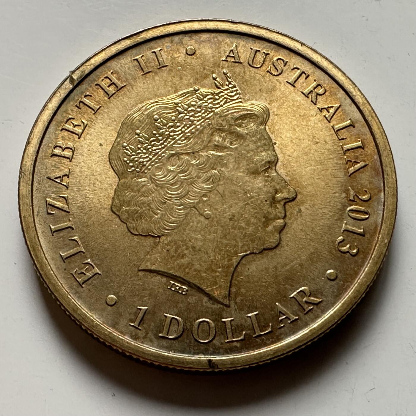 🌹外币初藏🌹🐯2026年第21场 正月十五正常发货 澳大利亚2013年蛇年¥1纪念币