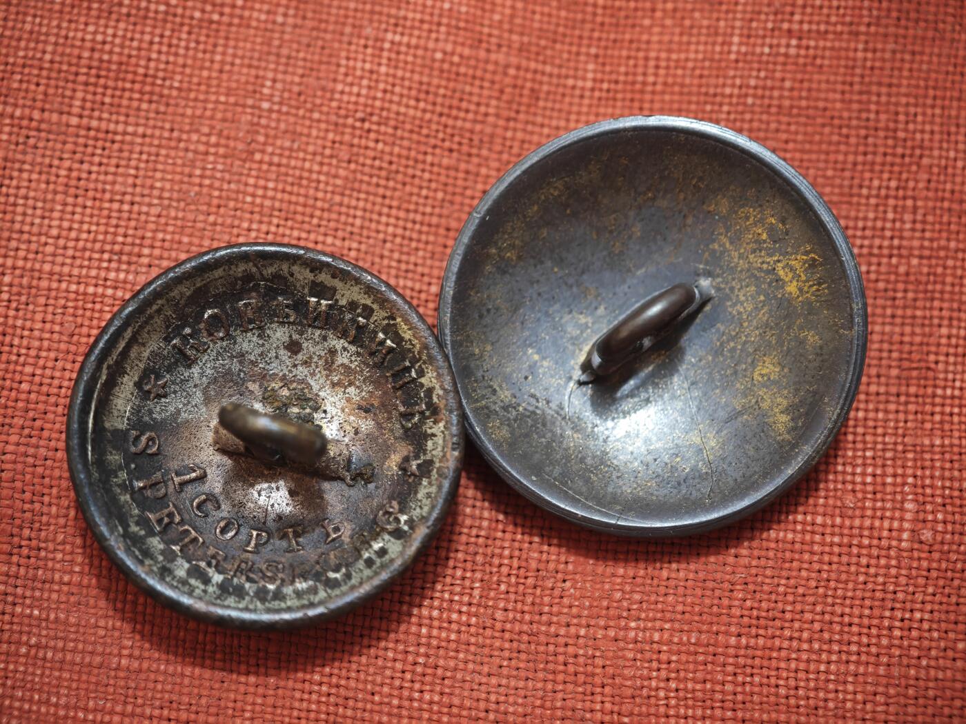 橙子收藏第四期 跨越时代的俄罗斯制服纽扣（帝国双头鹰+苏联国徽）