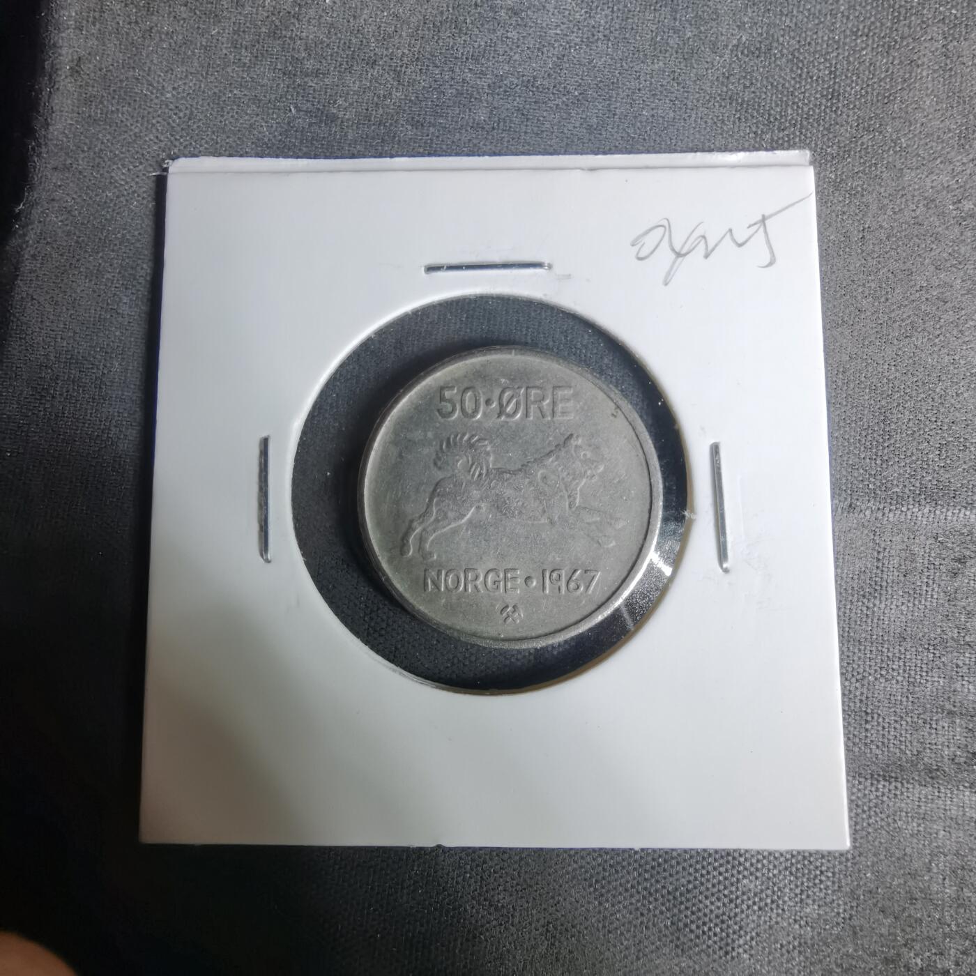 沼泽如烟--第1004场 挪威1967年50欧尔
