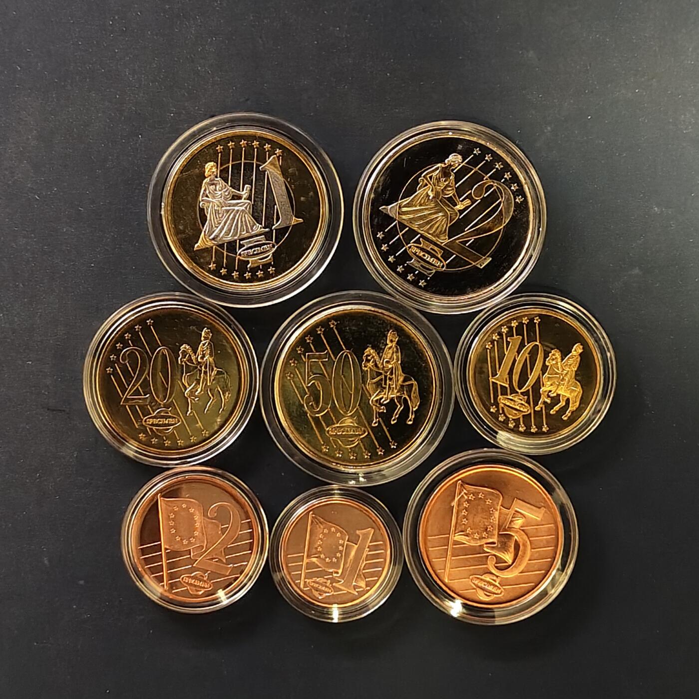 【全场包邮】纯粹捡漏拍506场-持续更新中 【商业样币】欧洲各国欧元商业样币系列圣马力诺共和国