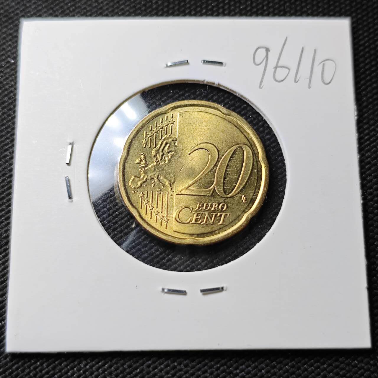 KK钱币收藏小铺  第396期  2月预留时间 周末发货  20欧分 好品