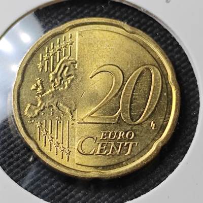 KK钱币收藏小铺  第396期  2月预留时间 周末发货 -  20欧分 好品