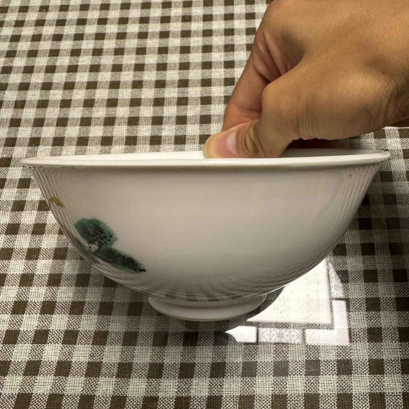 三面红旗万万岁瓷碗