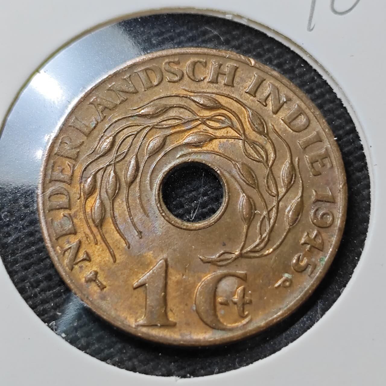 KK钱币收藏小铺  第396期  2月预留时间 周末发货  荷属东印度一分铜币