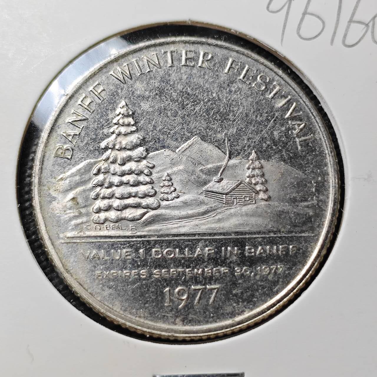 KK钱币收藏小铺  第396期  2月预留时间 周末发货  加拿大1元代币