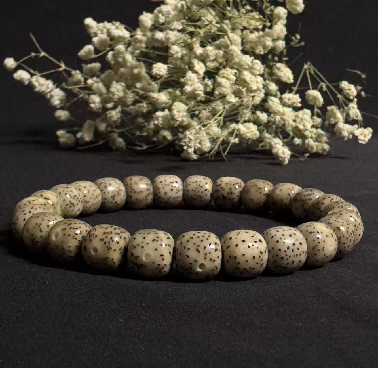 零元拍：海南纯原生态星月菩提手串，苹果珠7.8/8.5MM左右