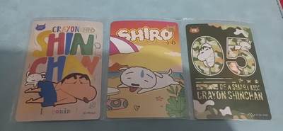 卡牌新人第一场 不寄存！！！ - 卡游 蜡笔小新 PR原膜3张