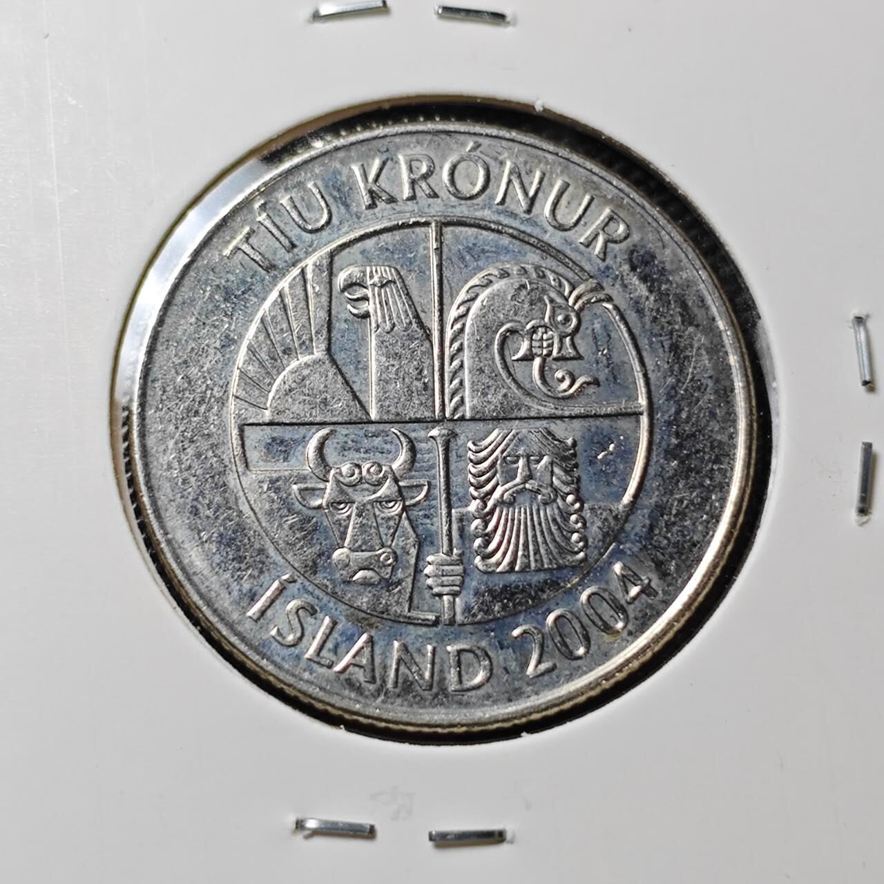 KK钱币收藏小铺  第396期  2月预留时间 周末发货  冰岛10克朗