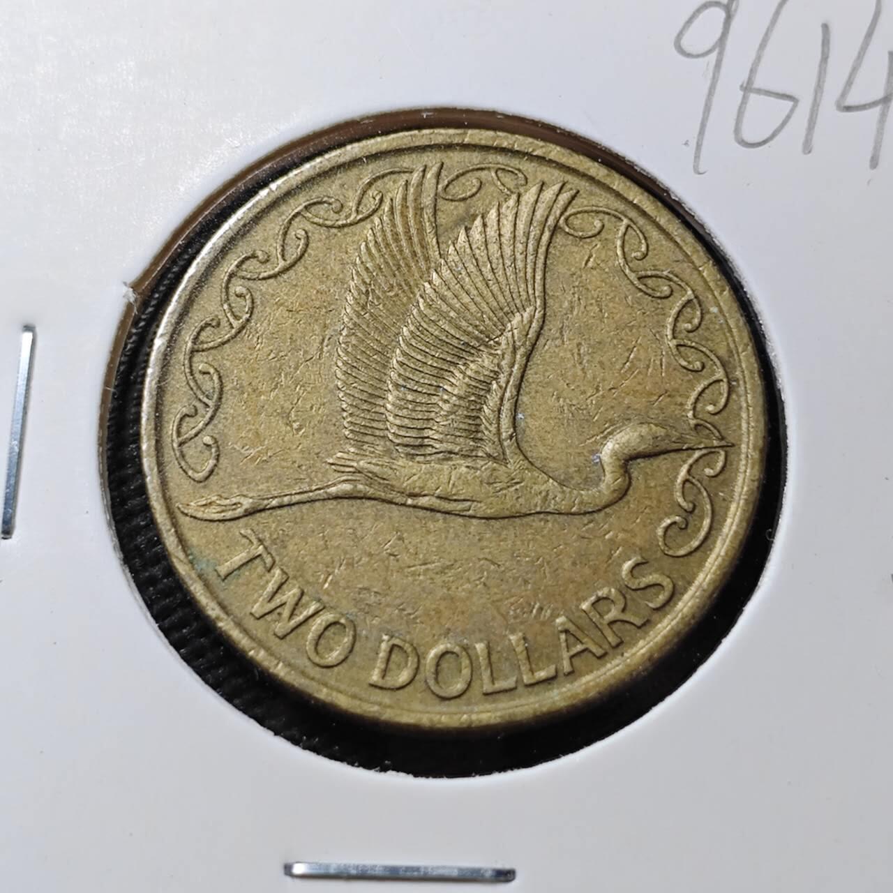 KK钱币收藏小铺  第396期  2月预留时间 周末发货  新西兰2元