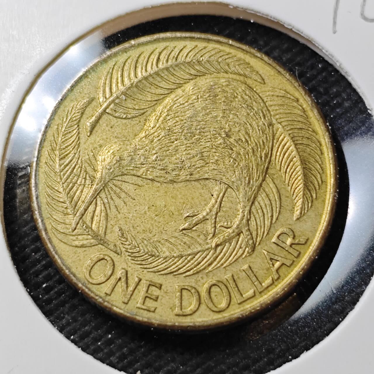 KK钱币收藏小铺  第396期  2月预留时间 周末发货  新西兰1元