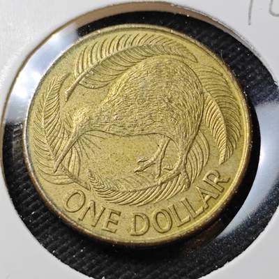 KK钱币收藏小铺  第396期  2月预留时间 周末发货 -  新西兰1元