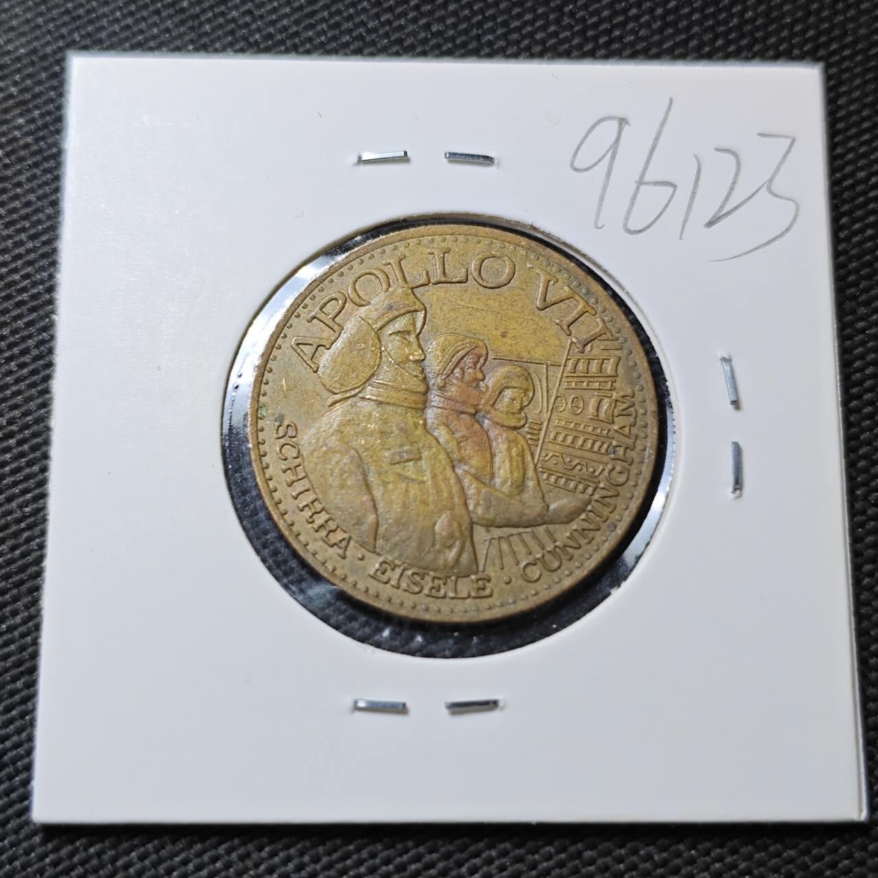 KK钱币收藏小铺  第396期  2月预留时间 周末发货  美国航天纪念铜章