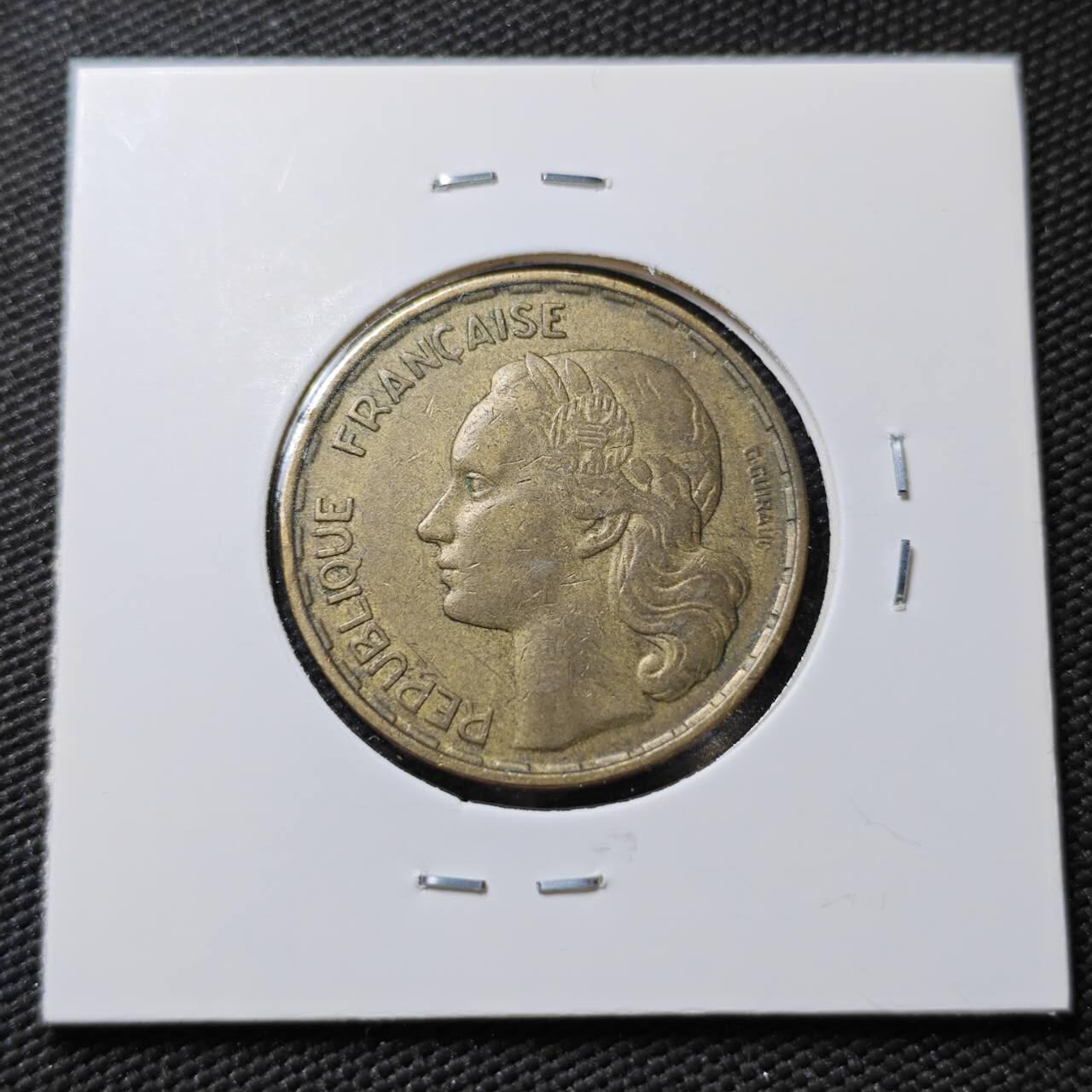 KK钱币收藏小铺  第396期  2月预留时间 周末发货  法国50法郎