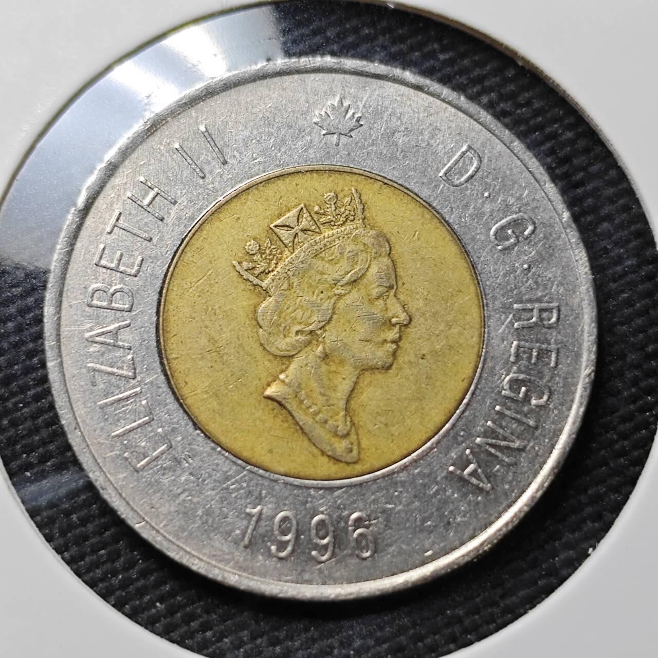 KK钱币收藏小铺  第396期  2月预留时间 周末发货  加拿大2元