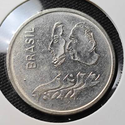 KK钱币收藏小铺  第396期  2月预留时间 周末发货 -  巴西1克鲁塞罗纪念币