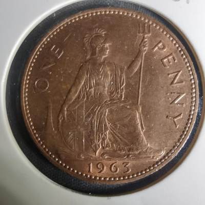 沼泽如烟--第1004场 - 英国1963年1便士