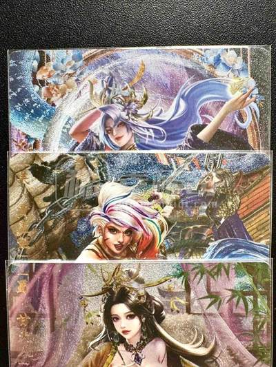 NO.25.5 好又多妹卡大赏，新店点关注不迷路！每周一站式配齐，方便凑单！（周6晚9点截拍，卖家送拍0抽成！） - 卡玩帕克 魂姬三国 第15弹 粗闪3张