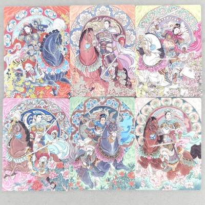 买就送PR！！龙虎卡牌-七六场（满200元包邮，无佣金，每周六结拍，欢迎送拍） - 普卡6张 星宿文创 冯涛 - 生肖三娘 上弹 一套