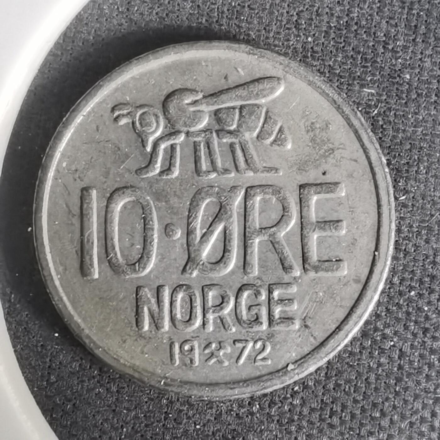 沼泽如烟--第1004场 挪威1972年10欧尔