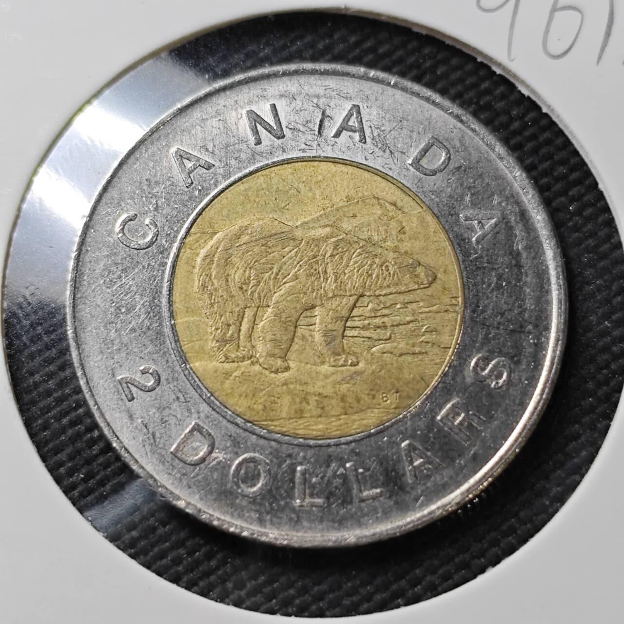 KK钱币收藏小铺  第396期  2月预留时间 周末发货  加拿大2元