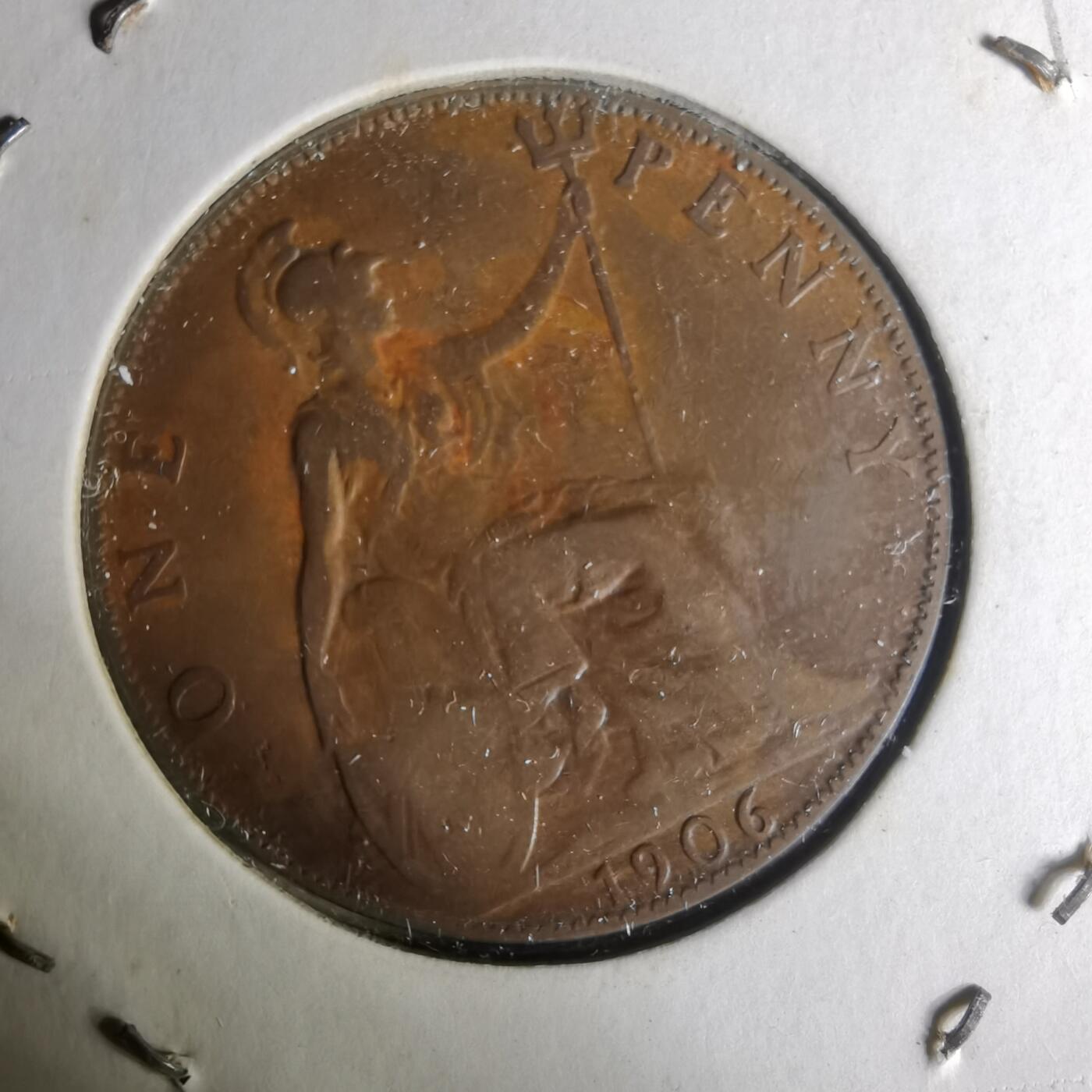 沼泽如烟--第1004场 英国1906年1便士