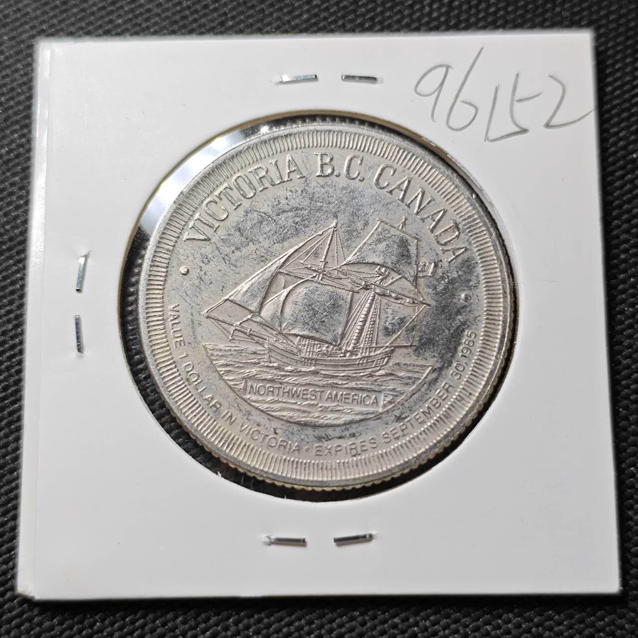 KK钱币收藏小铺  第396期  2月预留时间 周末发货  加拿大1元代币