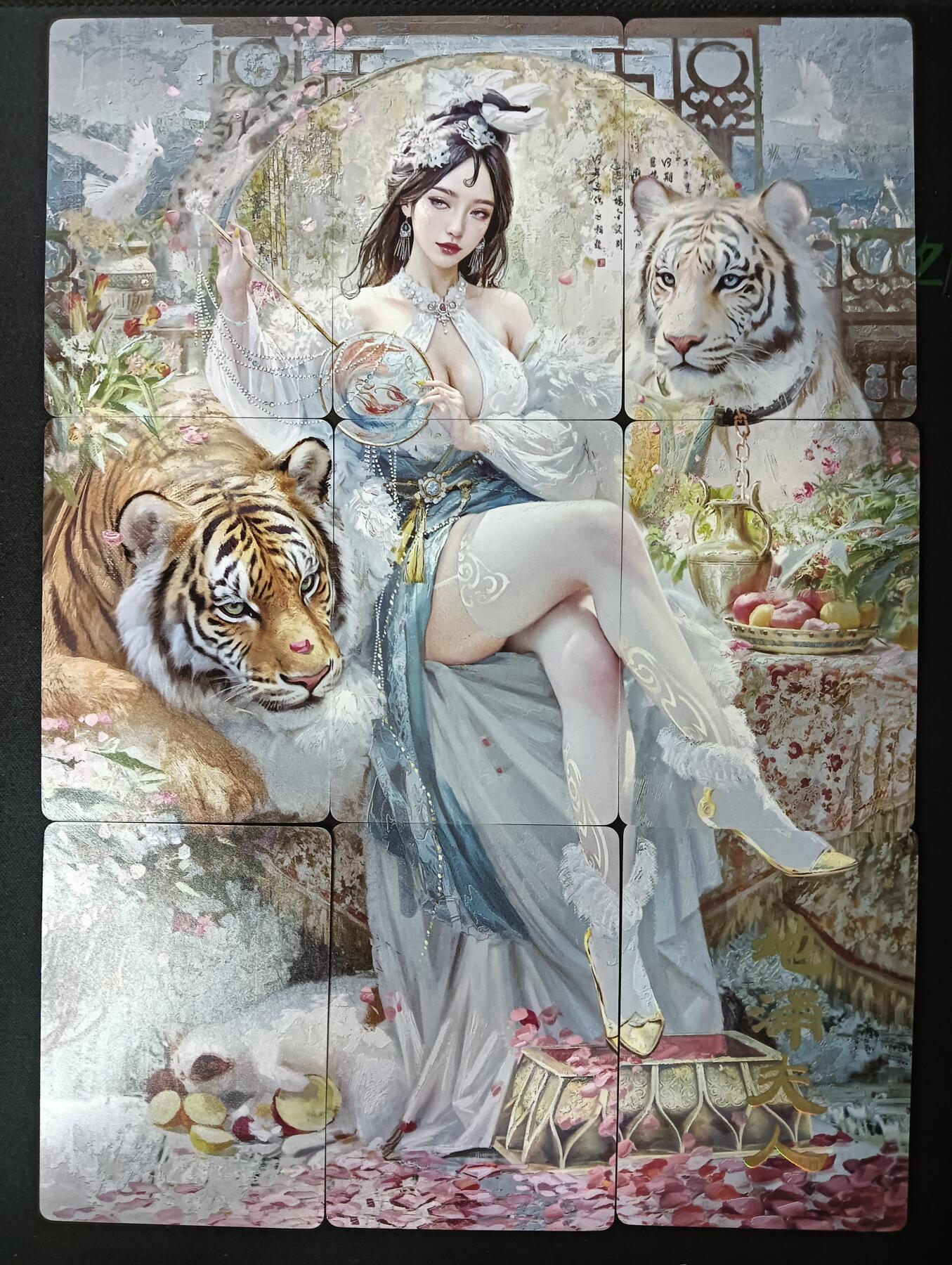 花开卡拍第61期（3月7号周六截拍，品控勿拍!!!拍品不寄存，运费5元（新疆需补运费差价或顺丰到付），自制卡难免瑕疵，可能存在轻微撞角爆边等出厂瑕疵，品控介意勿拍！）