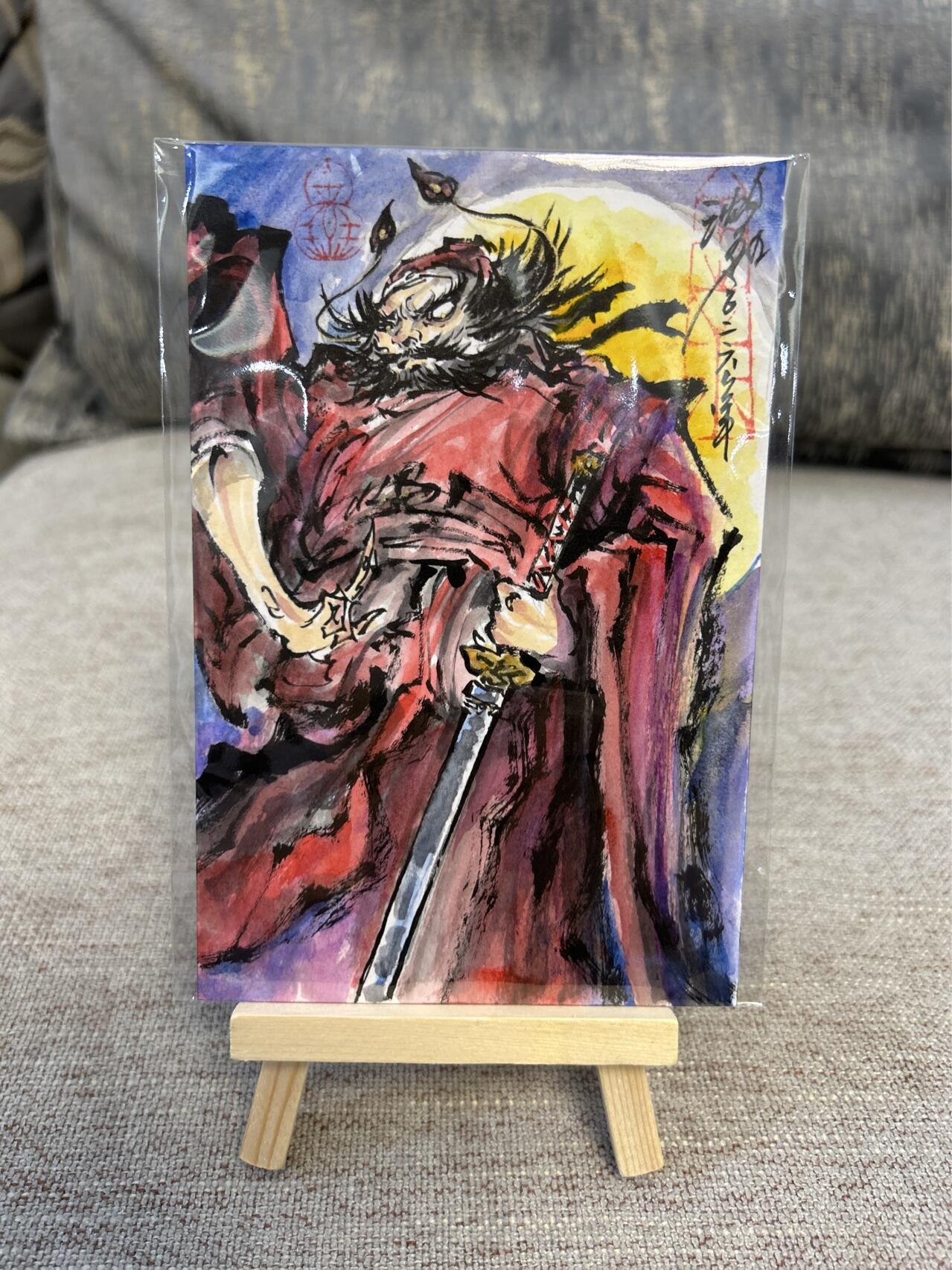 喜灰玩卡拍卖第五期，接拍品0佣金，欢迎送拍，释放现金流，让自己有资金可以购买更多喜欢的卡牌，让别的卡友能淘到更多心仪的卡牌 沈鑫老师手绘钟馗