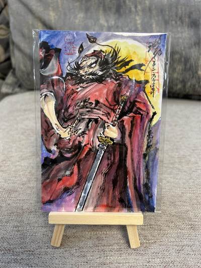 喜灰玩卡拍卖第五期，接拍品0佣金，欢迎送拍，释放现金流，让自己有资金可以购买更多喜欢的卡牌，让别的卡友能淘到更多心仪的卡牌 - 沈鑫老师手绘钟馗