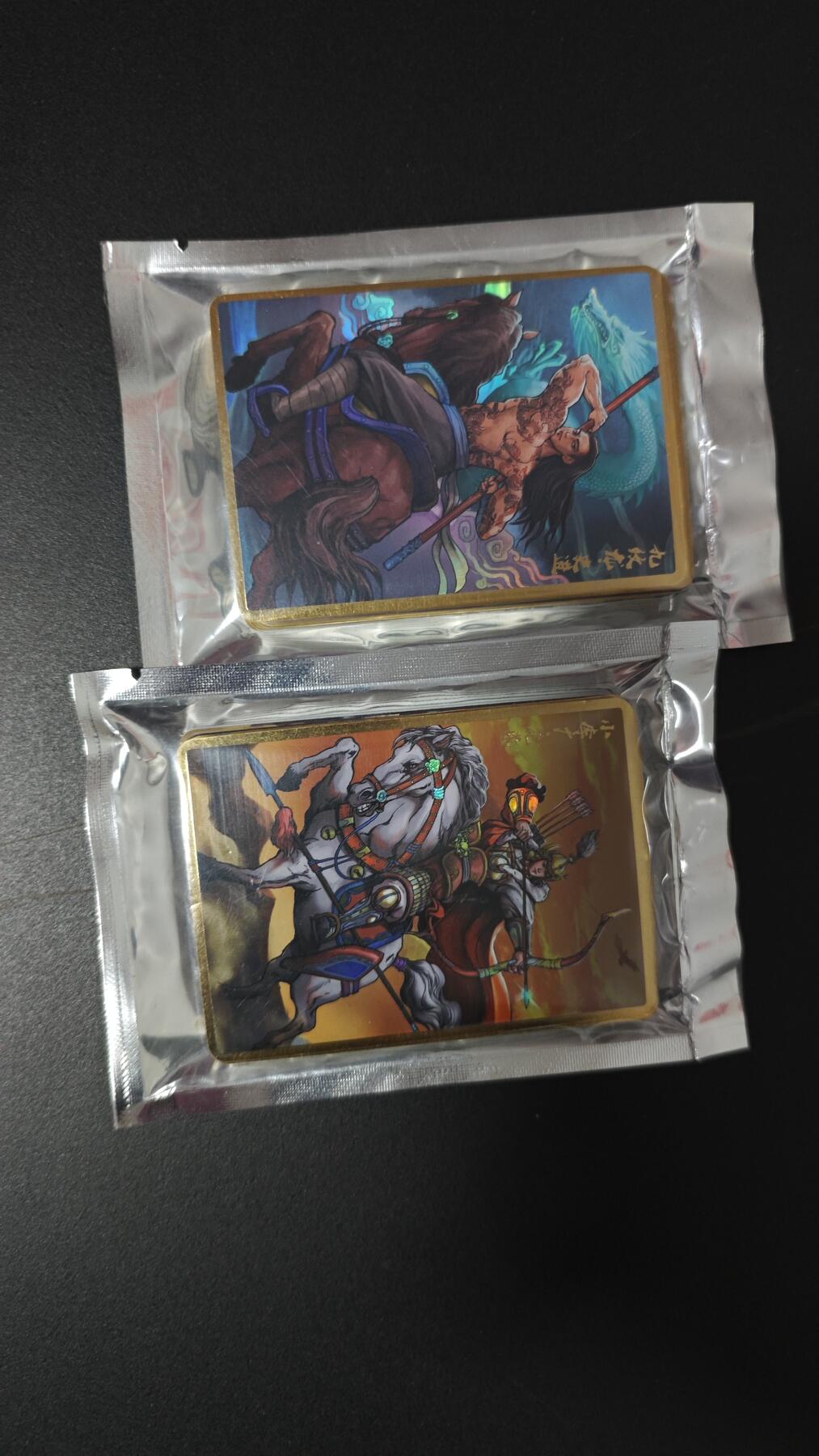 玉楼春卡牌第三期（开年小场，送拍零佣金，持续收拍） 卡将卡牌 将魂水浒 烫金彩闪工艺 1-4弹大全套 3 4弹未拆封  包含裸衣（买几套才给） 