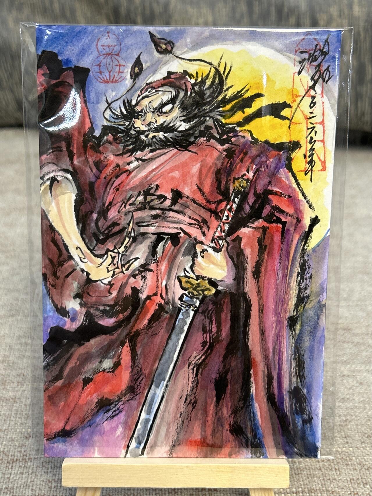 喜灰玩卡拍卖第五期，接拍品0佣金，欢迎送拍，释放现金流，让自己有资金可以购买更多喜欢的卡牌，让别的卡友能淘到更多心仪的卡牌 沈鑫老师手绘钟馗