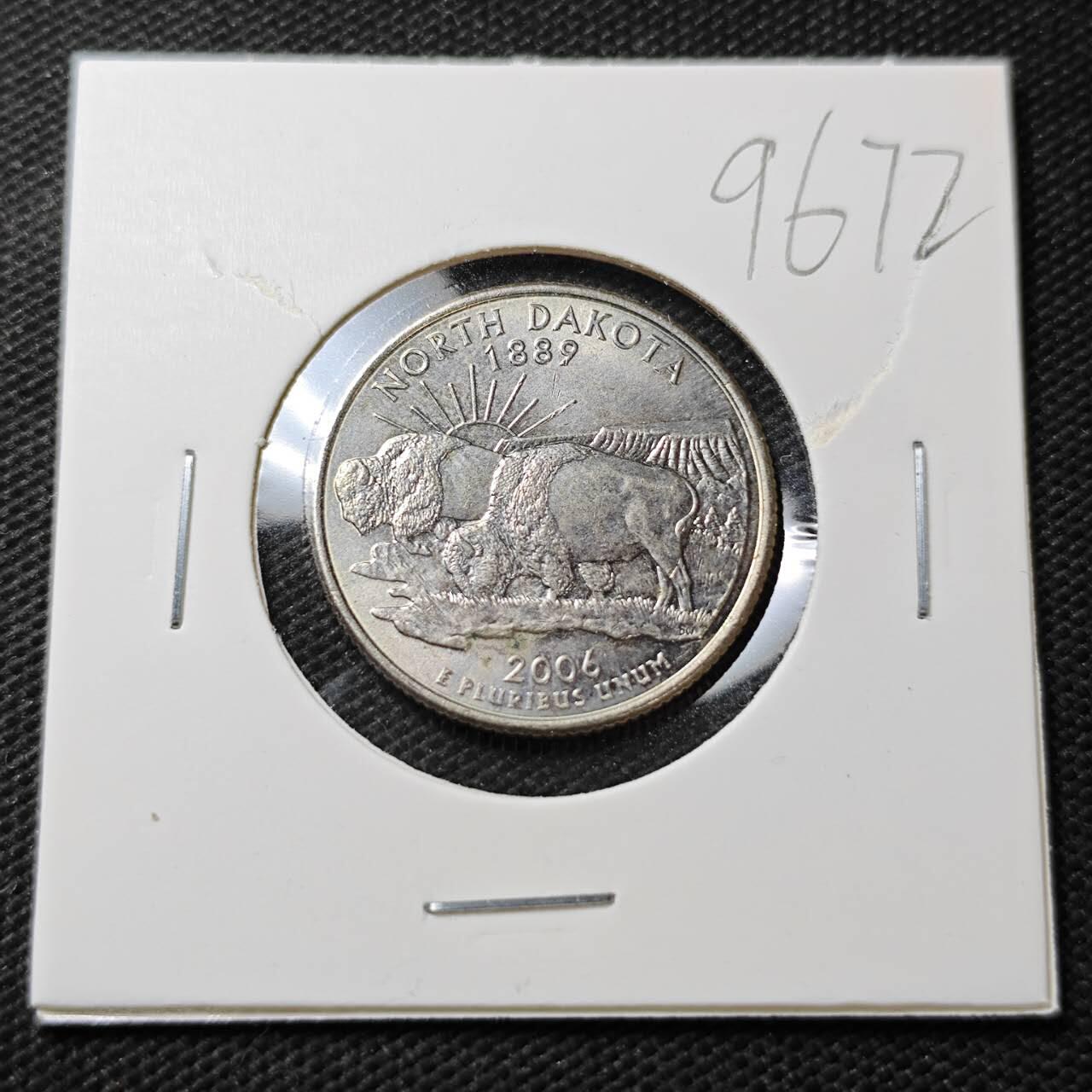 KK钱币收藏小铺  第396期  2月预留时间 周末发货 美国25分纪念币 