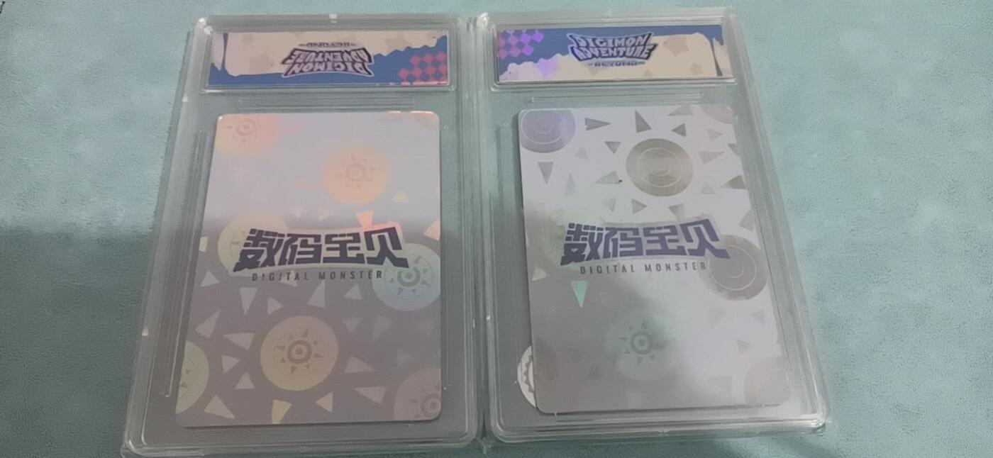 卡牌新人第一场 不寄存！！！ 数码宝贝2张