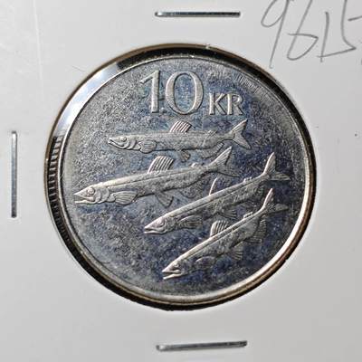 KK钱币收藏小铺  第396期  2月预留时间 周末发货 -  冰岛10克朗