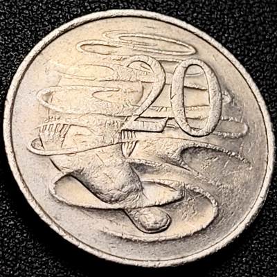 泉币菌-第200场- 新年快乐 新年第8场 本场拍品多 请提前出价（正月十五统一发货） - 1980年英属澳大利亚20分 伊丽莎白女王  鸭嘴兽  28.5mm