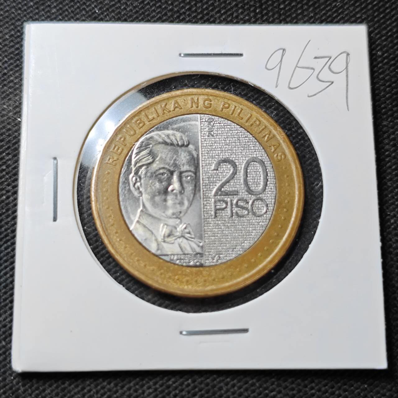 KK钱币收藏小铺  第396期  2月预留时间 周末发货  菲律宾20比索双色币