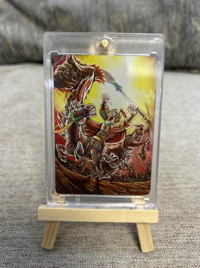 喜灰玩卡拍卖第五期，接拍品0佣金，欢迎送拍，释放现金流，让自己有资金可以购买更多喜欢的卡牌，让别的卡友能淘到更多心仪的卡牌 - 万享 三国斗星录 罗琛绘魏延