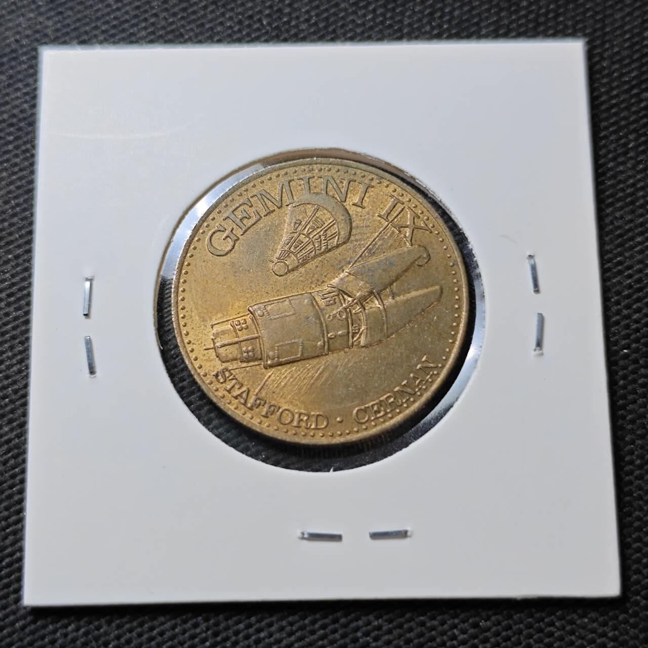 KK钱币收藏小铺  第396期  2月预留时间 周末发货  美国航天纪念铜章