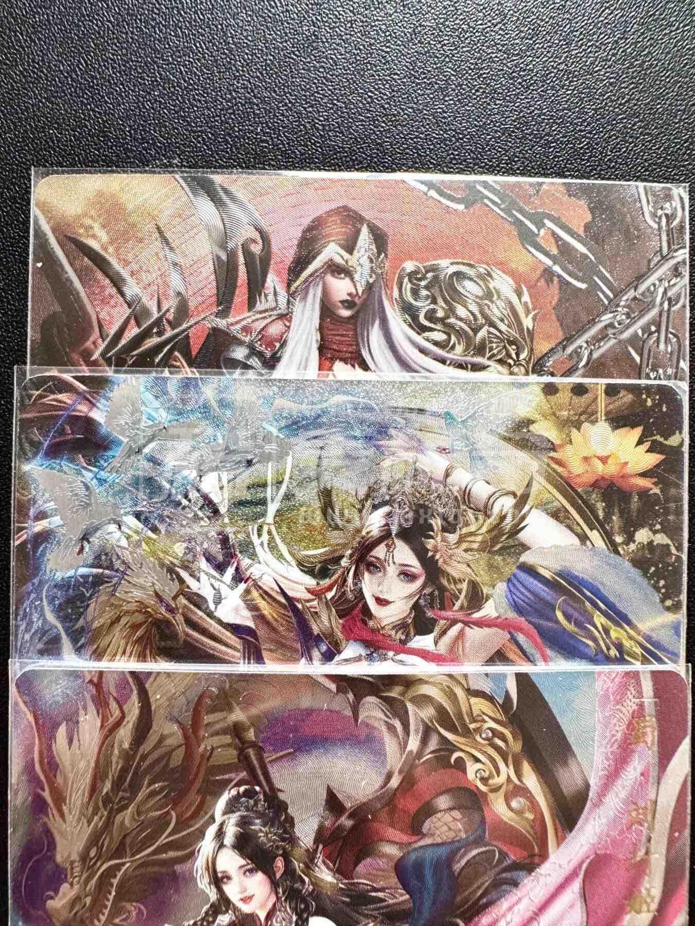 NO.25.5 好又多妹卡大赏，新店点关注不迷路！每周一站式配齐，方便凑单！（周6晚9点截拍，卖家送拍0抽成！） 卡玩帕克 魂姬三国 第13弹 粗闪3张