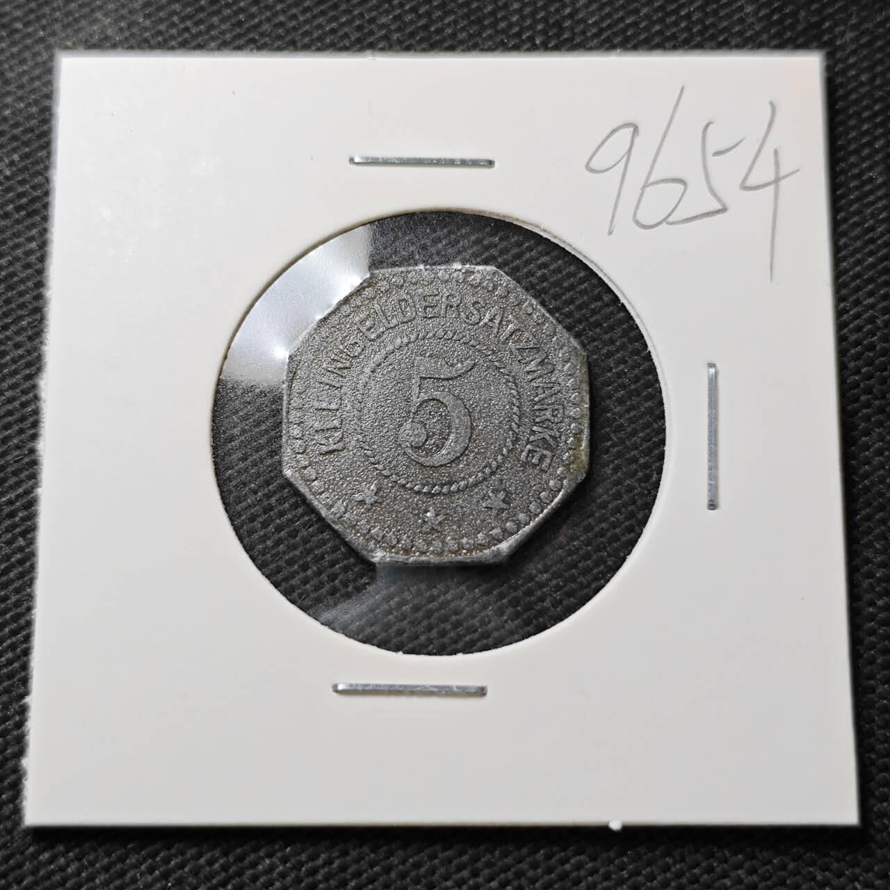 KK钱币收藏小铺  第396期  2月预留时间 周末发货  1917德紧5芬尼