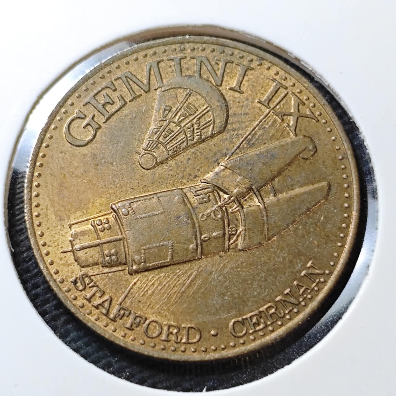 KK钱币收藏小铺  第396期  2月预留时间 周末发货  美国航天纪念铜章