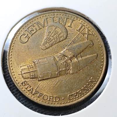 KK钱币收藏小铺  第396期  2月预留时间 周末发货 -  美国航天纪念铜章