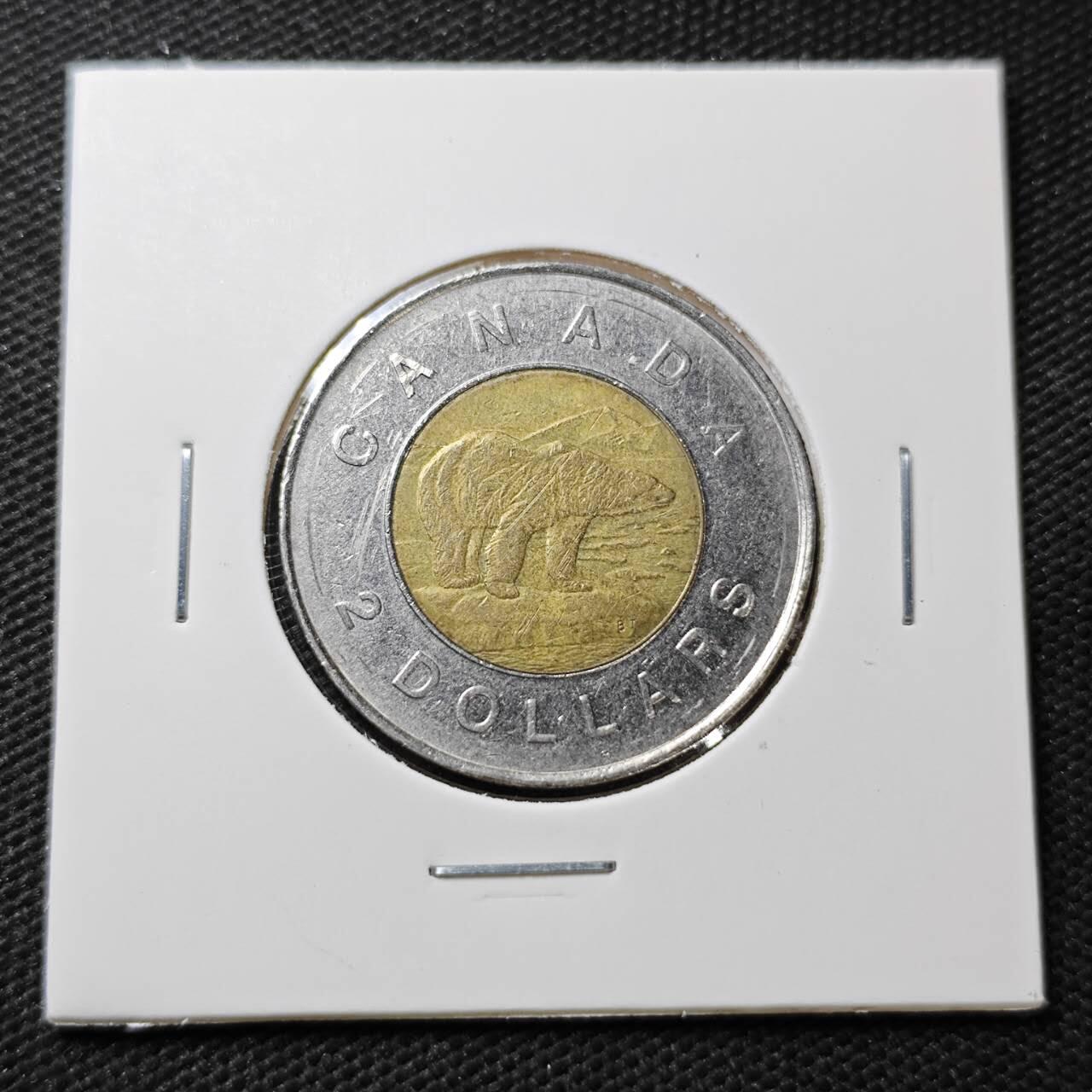 KK钱币收藏小铺  第396期  2月预留时间 周末发货  加拿大2元